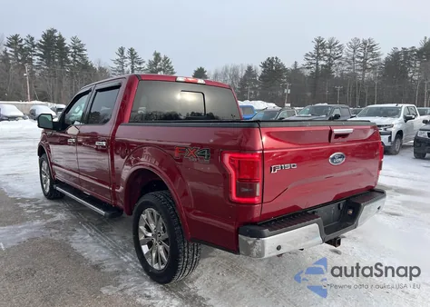 2017 Ford F-150 Lariat from USA, damaged, VIN 1FTEW1EG9HKC15277